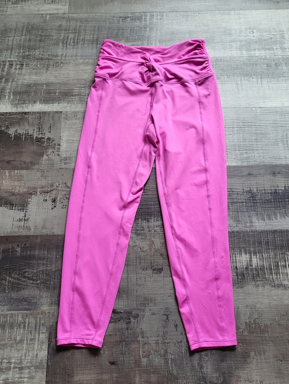 Free People Movement Breathe Deeper Leggings Medium Pink High Rise Twist Waist